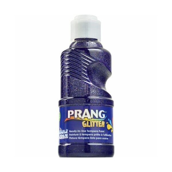 Dixon Ticonderoga Tempera Paint, Glitter, RTU, Washable, 8oz, Purple DIXX11776 - main